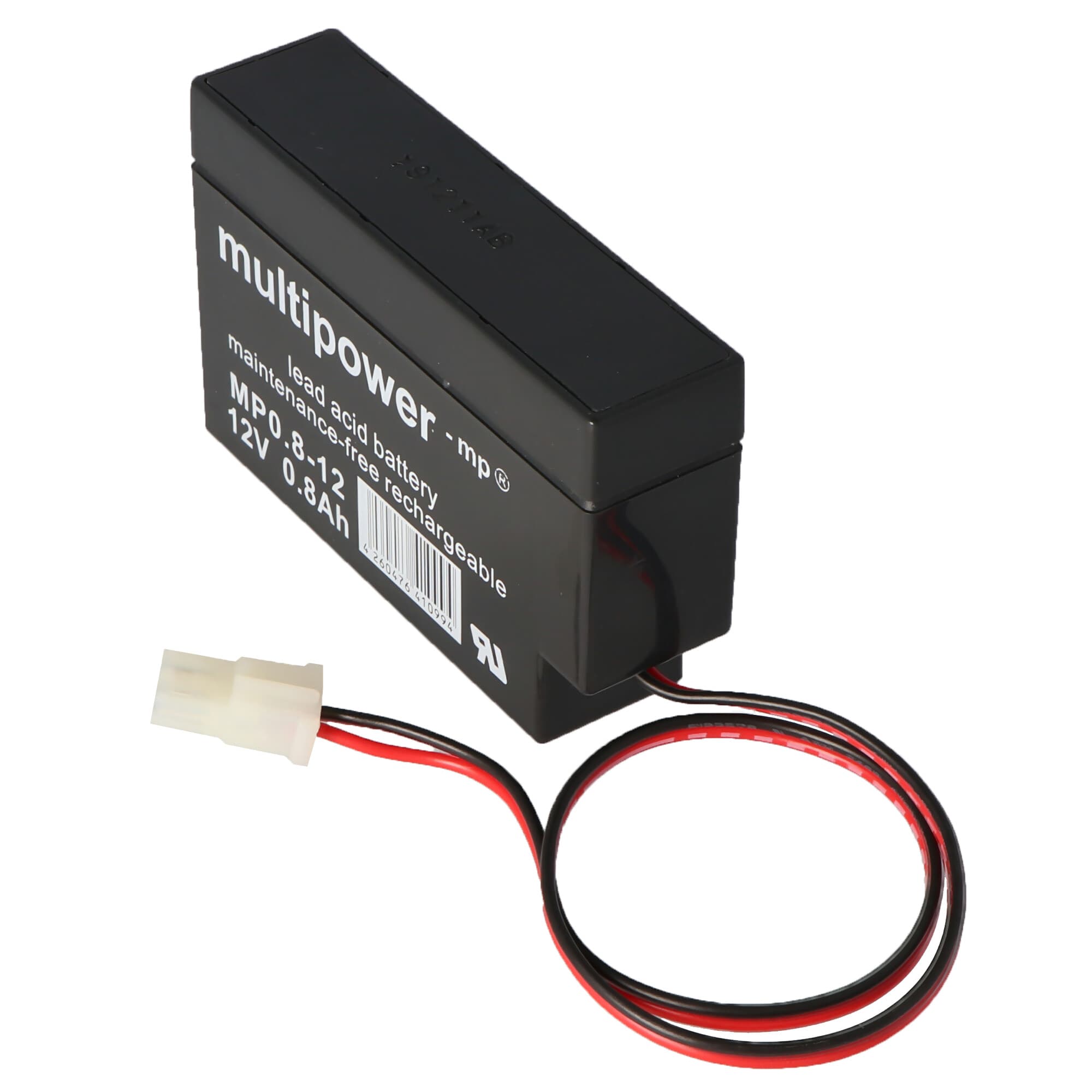 Batterie au plomb Fiamm FG20086 avec prise AMP 800mAh