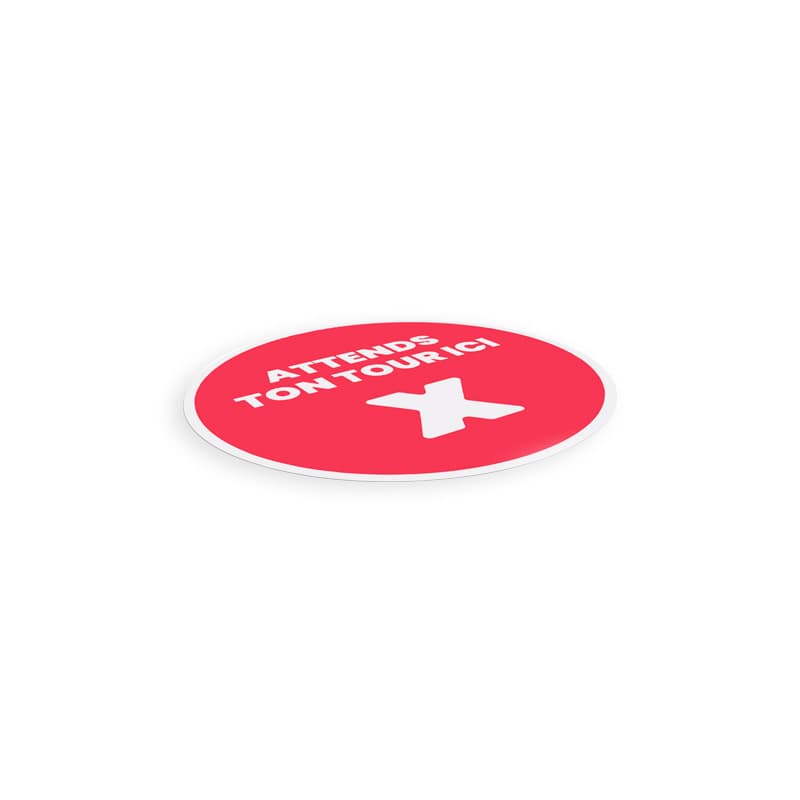 Vinyle Adhésif Publicitaire De Sol Antidérapant 100 x 50 cm - Easyflyer