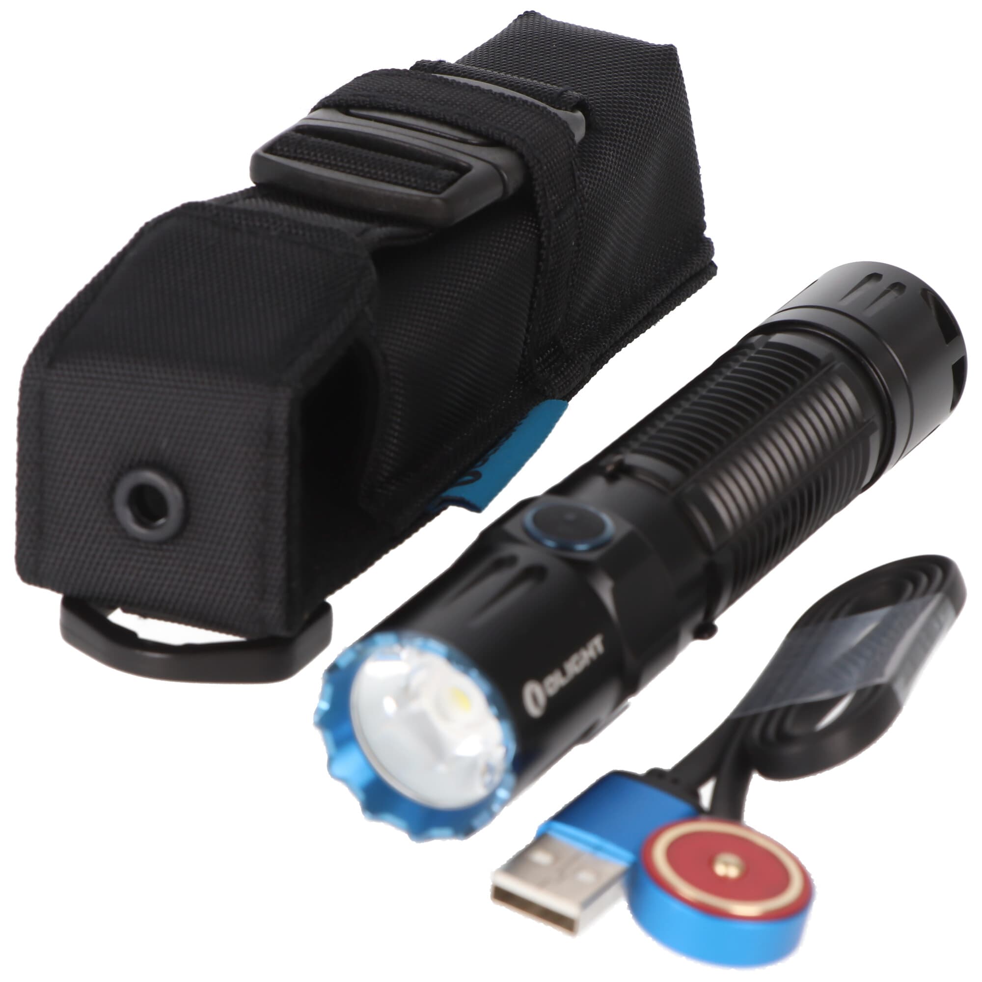 Lampe de poche LED Olight M2R Pro Warrior, M2R PRO, 1800 lumens, lampe de poche tactique, portée de 300 mètres, comprenant une batterie 21700 5000mAh